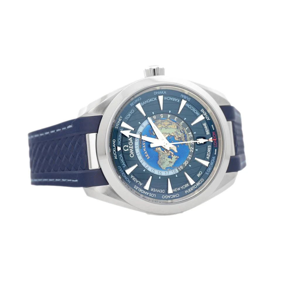 Relógio Omega Seamaster Aqua Terra Worldtimer 43mm