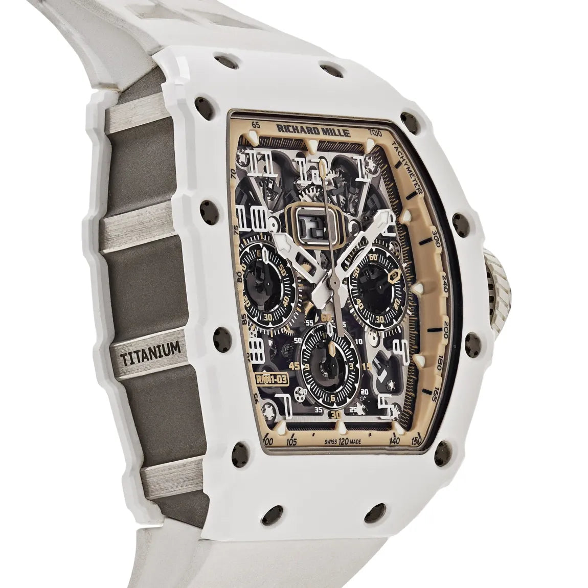 Relógio Richard Mille RM 11-03 'Last White Edition' Automatic Flyback Chronograph