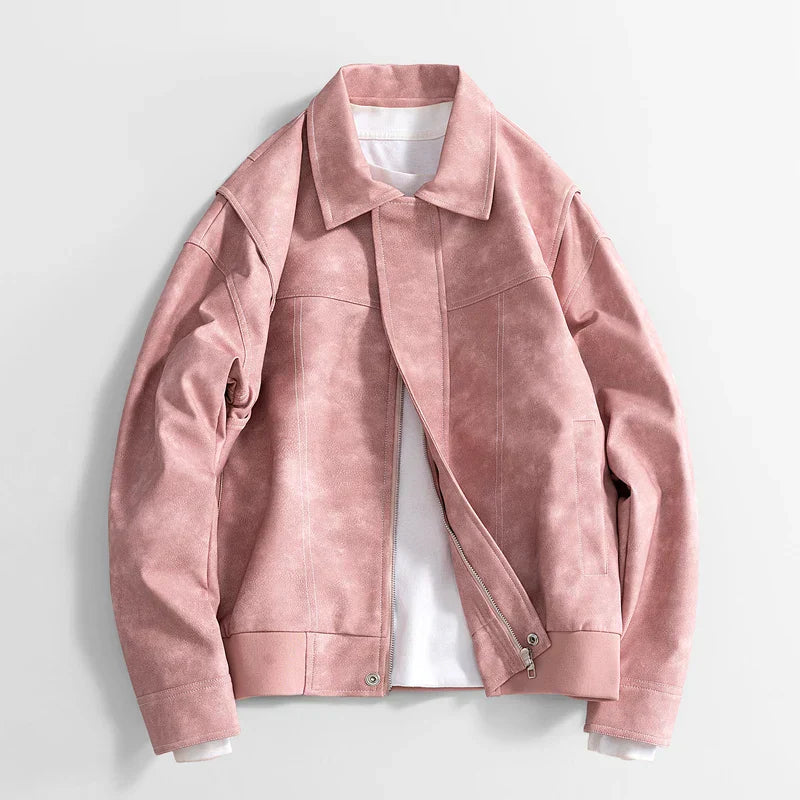 Smooth Vegan Leather Jacket