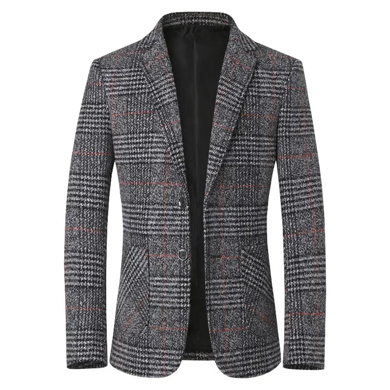 Saville Plaid Blazer