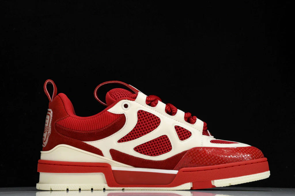 Tênis Louis Vuitton LV Skate Sneaker Red - Com Caixa da LV