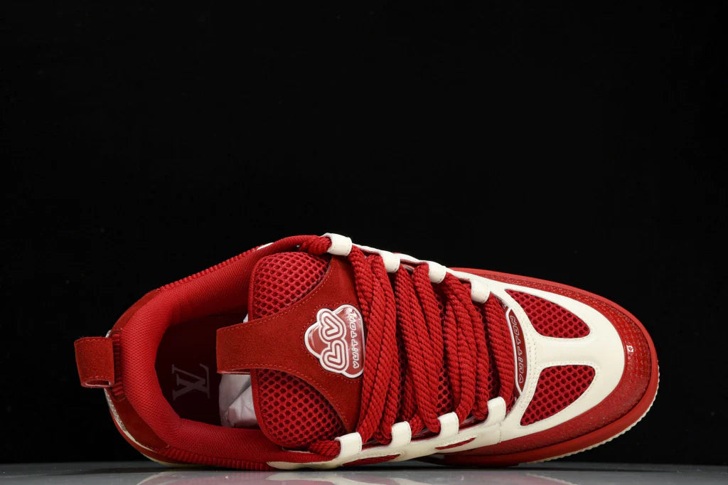 Tênis Louis Vuitton LV Skate Sneaker Red - Com Caixa da LV