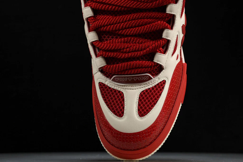 Tênis Louis Vuitton LV Skate Sneaker Red - Com Caixa da LV