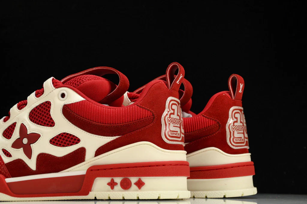 Tênis Louis Vuitton LV Skate Sneaker Red - Com Caixa da LV