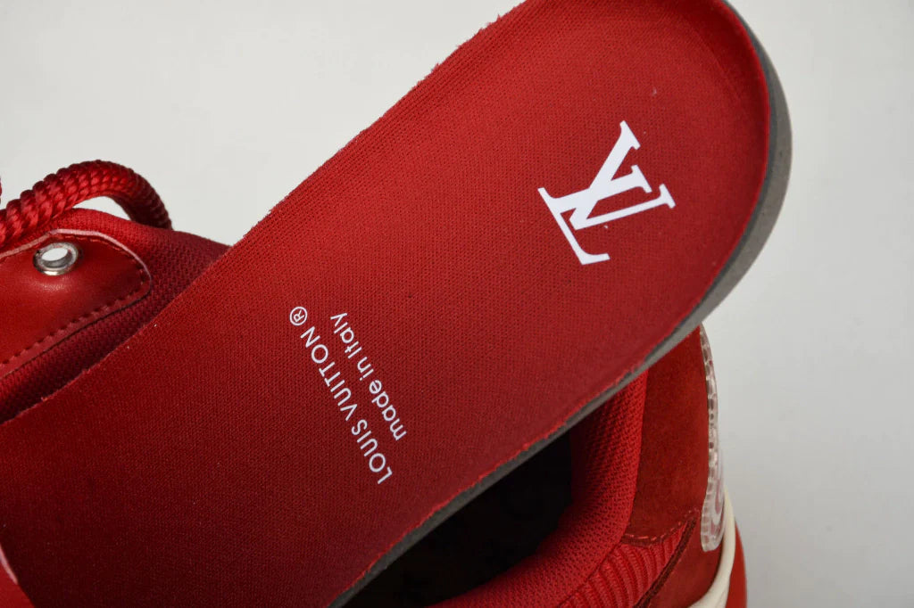 Tênis Louis Vuitton LV Skate Sneaker Red - Com Caixa da LV