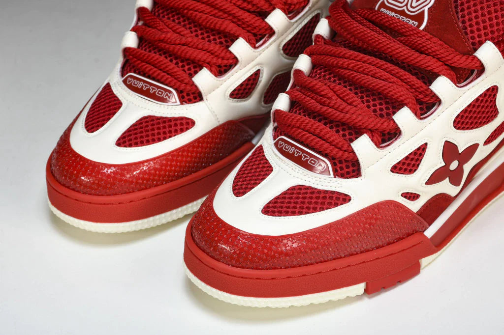 Tênis Louis Vuitton LV Skate Sneaker Red - Com Caixa da LV