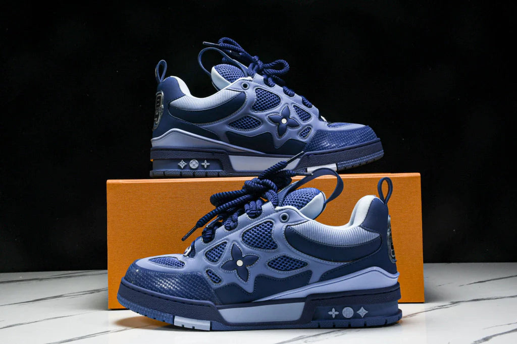 Tênis Louis Vuitton LV Skate Sneaker Blue - Com Caixa da LV