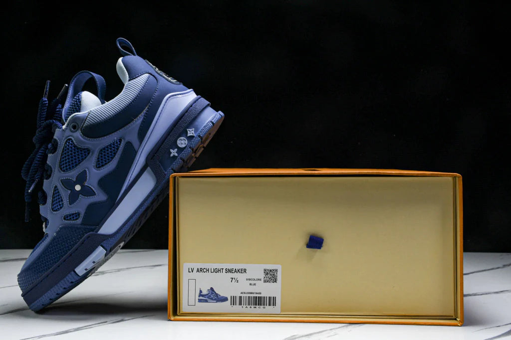 Tênis Louis Vuitton LV Skate Sneaker Blue - Com Caixa da LV