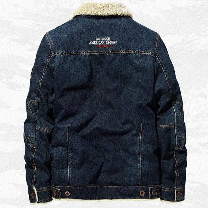 Jaqueta Jeans Masculina Acolchoada