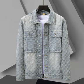 Jacquard Denim Jacket