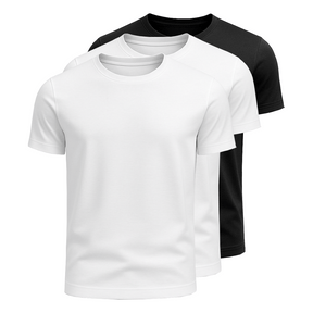 Kit 3 Camisetas Algodão Egípcio Fiorinni