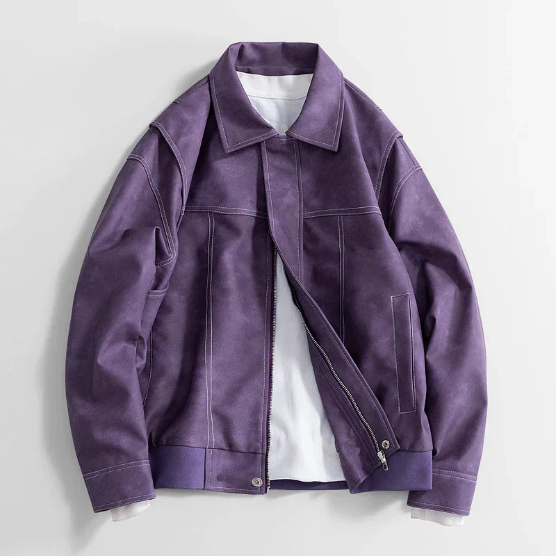 Smooth Vegan Leather Jacket