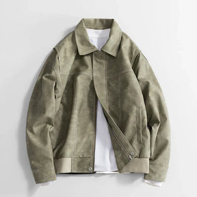 Smooth Vegan Leather Jacket