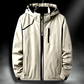 HOODED TECHNICAL JACKET